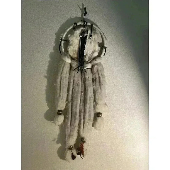 None Other - vintage native american dream catcher 29 Inch Handmade With Real Fur